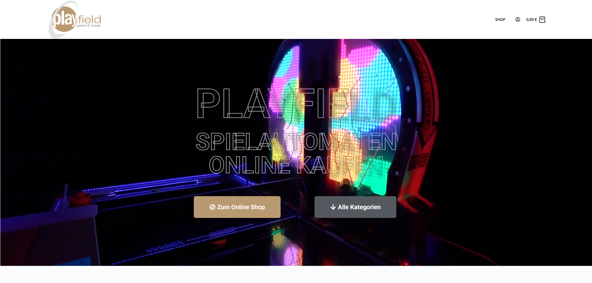 Playfield Projektansicht